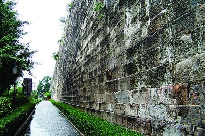 　　東水關(guān)處的城墻。資料圖片