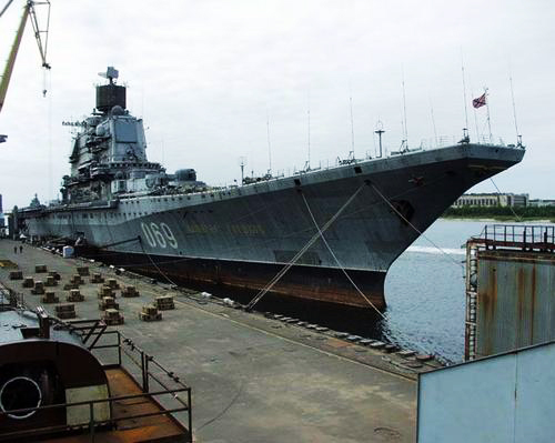 　資料圖：“戈?duì)柺部品颉碧?hào)航母。