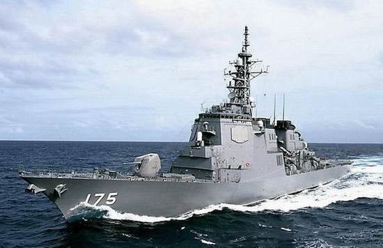 資料圖：日本宙斯盾級導(dǎo)彈驅(qū)逐艦妙高號(DD175)。