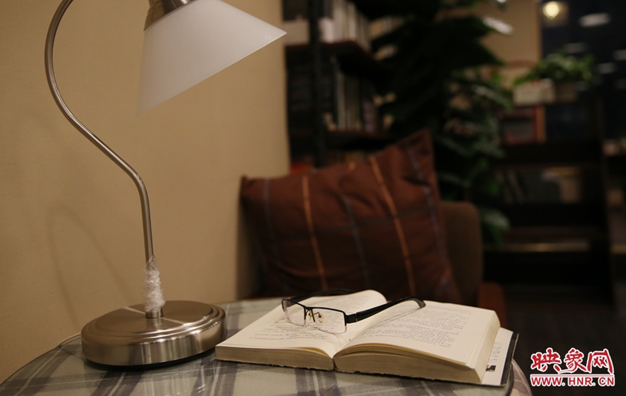 書店內(nèi)的裝飾。