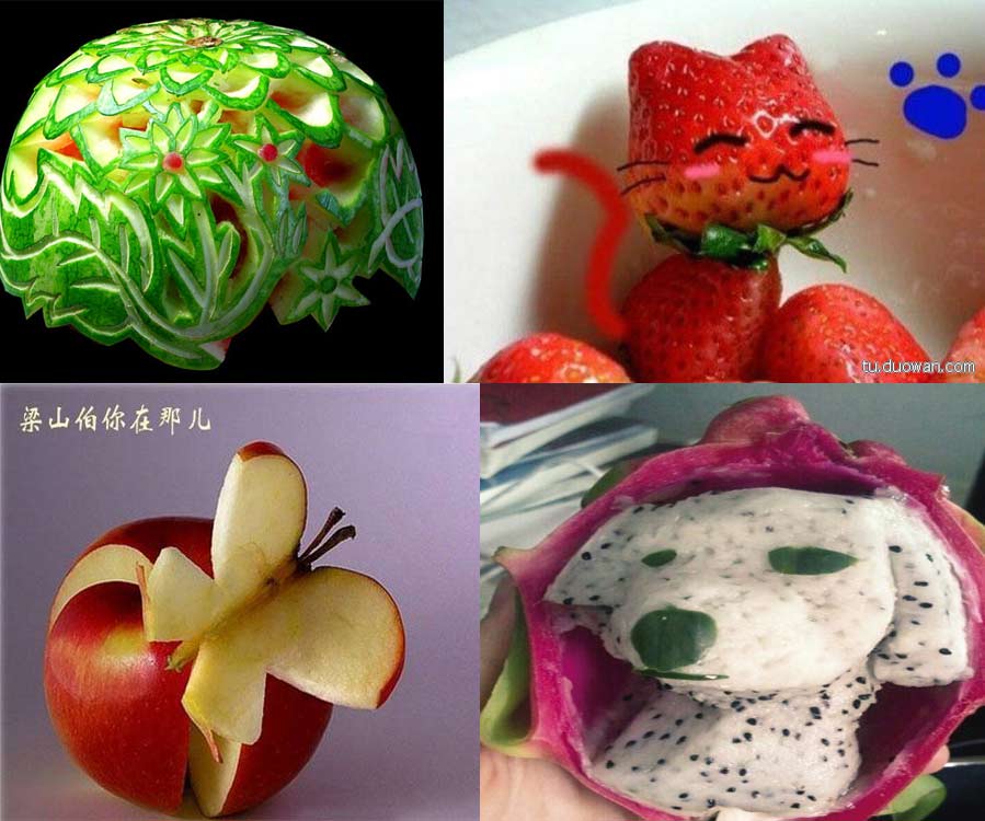 好看又爽口！那些創(chuàng)意十足的水果雕刻藝術(shù)