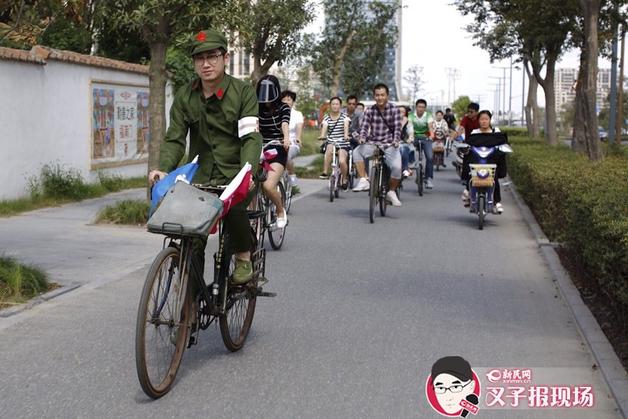 無車日復(fù)古慢騎行！懷舊style萌萌噠