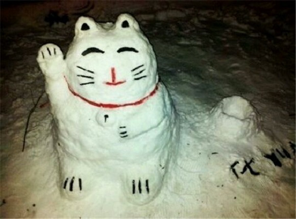 創(chuàng)意十足！日系列卡通雪人走紅