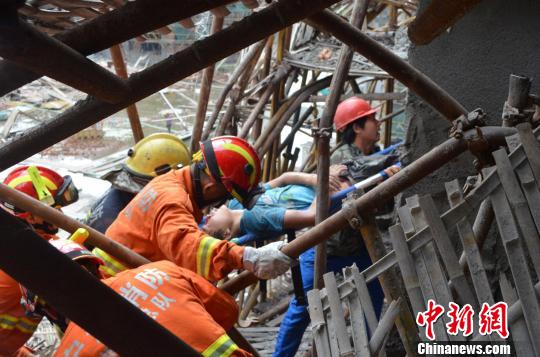 事故現(xiàn)場。丁強(qiáng) 攝